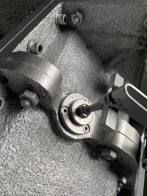 Annotez les moules extérieurs de rotomoulage avec G maintient le plein travail de cadre en acier