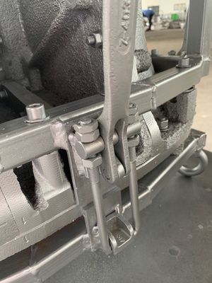 Annotez les moules extérieurs de rotomoulage avec G maintient le plein travail de cadre en acier