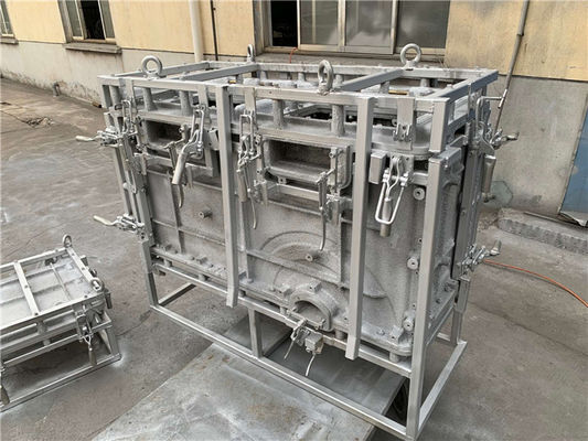 Moules A356 de rotation en aluminium pour la boîte en plastique de la livraison de la nourriture 200L avec des roues