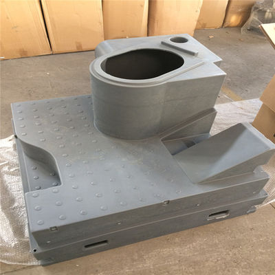 Réservoir de rebut en plastique fait sur commande durable de bâti de rotation de toilette mobile d'ECO