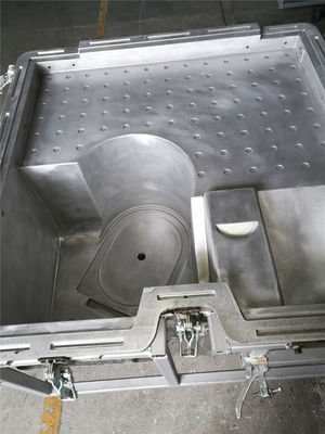 Moules de rotation en aluminium d'A356 6061t6 avec Matte Surface Texture For Seated Toliet portatif