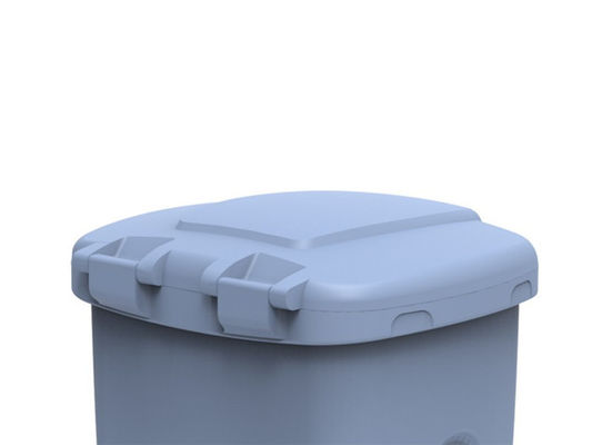 Poubelle des produits 150L de moulage par rotation de LLDPE avec la résistance à l'usure simple de couvercle de mur