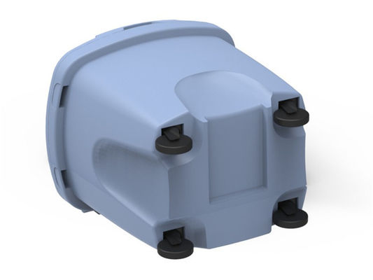 Poubelle des produits 150L de moulage par rotation de LLDPE avec la résistance à l'usure simple de couvercle de mur