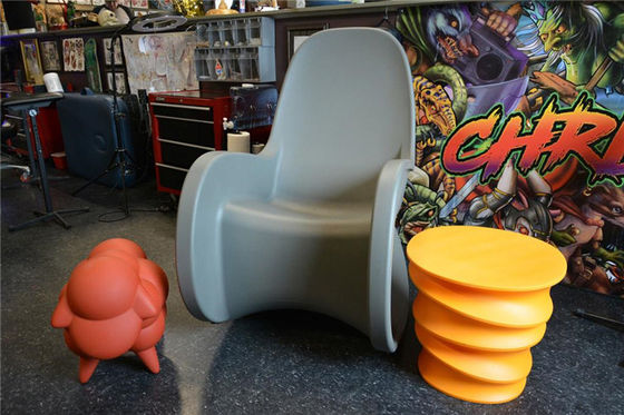Chaise conçue créative de meubles de bâti de rotation de LDPE de HDPE anticorrosion