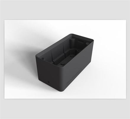 Poudre noire de Rotomolded LLDPE de HDPE de support mur en plastique compact de boîte de double