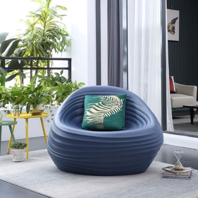 Chaise en plastique Sea Shell Fourniture en PE moulé à la rotation