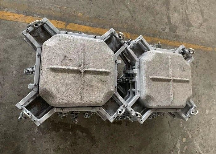 rotomoulage moule les réservoirs d'eau en plastique de 600L Roto avec le rail de guide que 8000-10000 parts moulent la vie