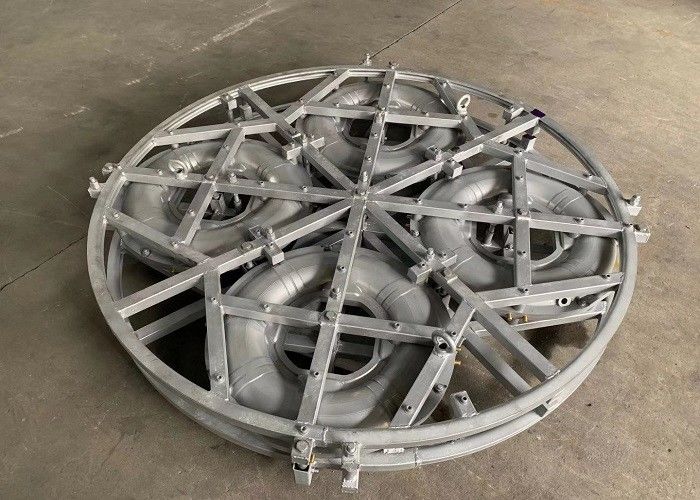 24 outils de moulage de rotation de l'anneau de vie de pouce 6061T6 3 mètres de machine de rotomoulage