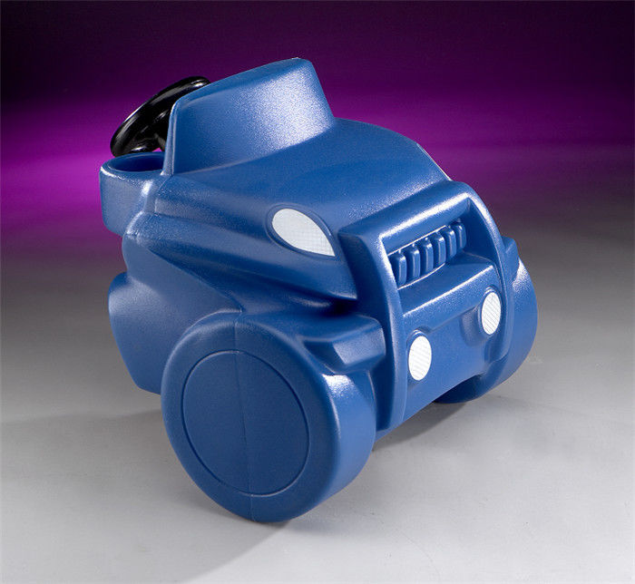 OEM en plastique des véhicules à moteur de rotomoulage pour les pièces bleu-foncé assemblées par voiture de jouet